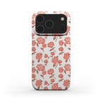 Rose Minimal Red Floral Phone Case
