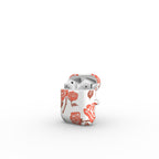 Rose Minimal Red Floral Apple AirPods Tough Case