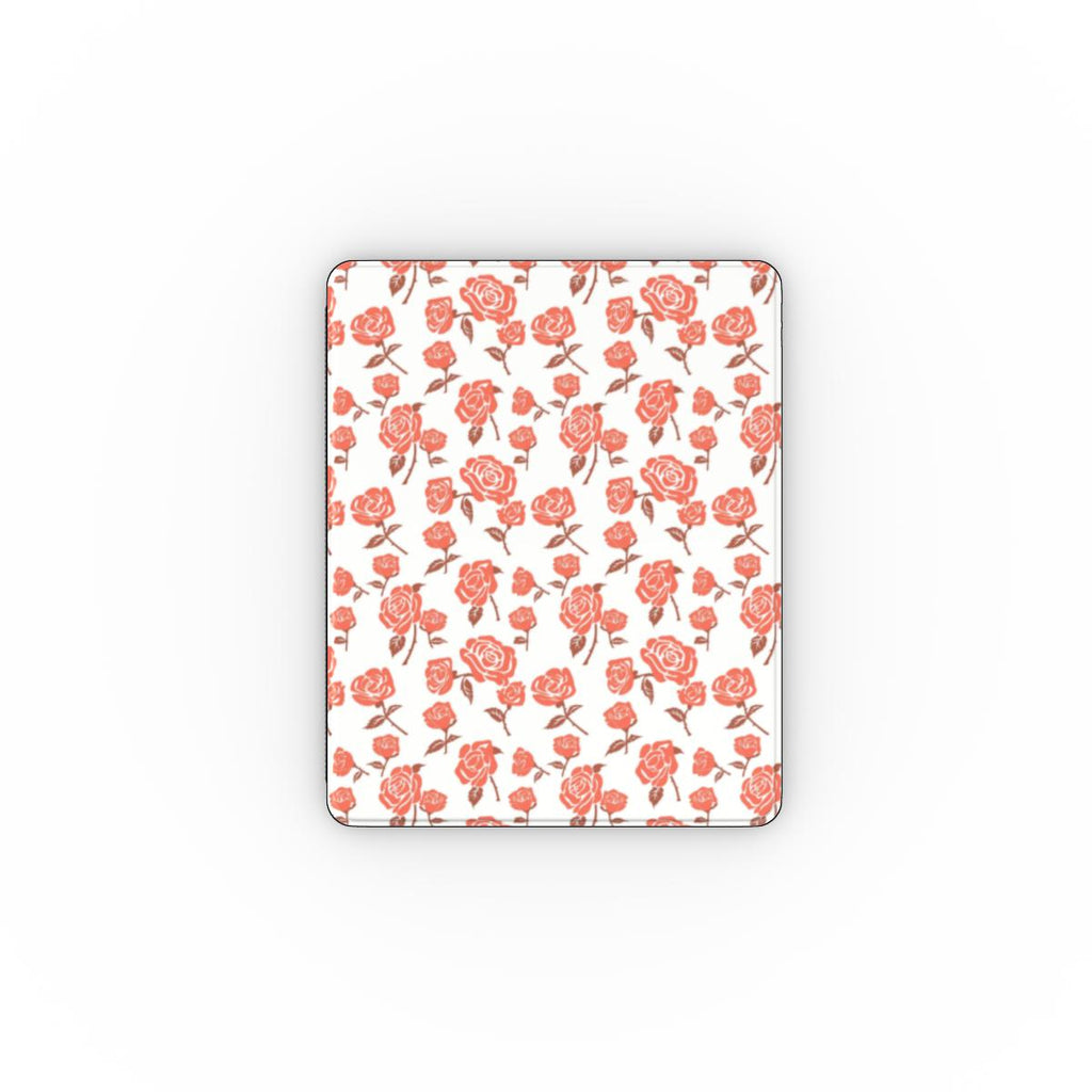 Rose Minimal Red Floral Apple iPad Case