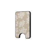 Rose Beige Pattern Floral Magnetic wallet