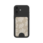 Rose Beige Pattern Floral Magnetic wallet