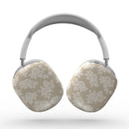 Rose Beige Pattern Floral Apple AirPods Max Tough Case