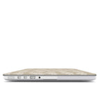 Rose Beige Pattern Floral MacBook Case