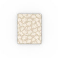 Rose Beige Pattern Floral Apple iPad Case