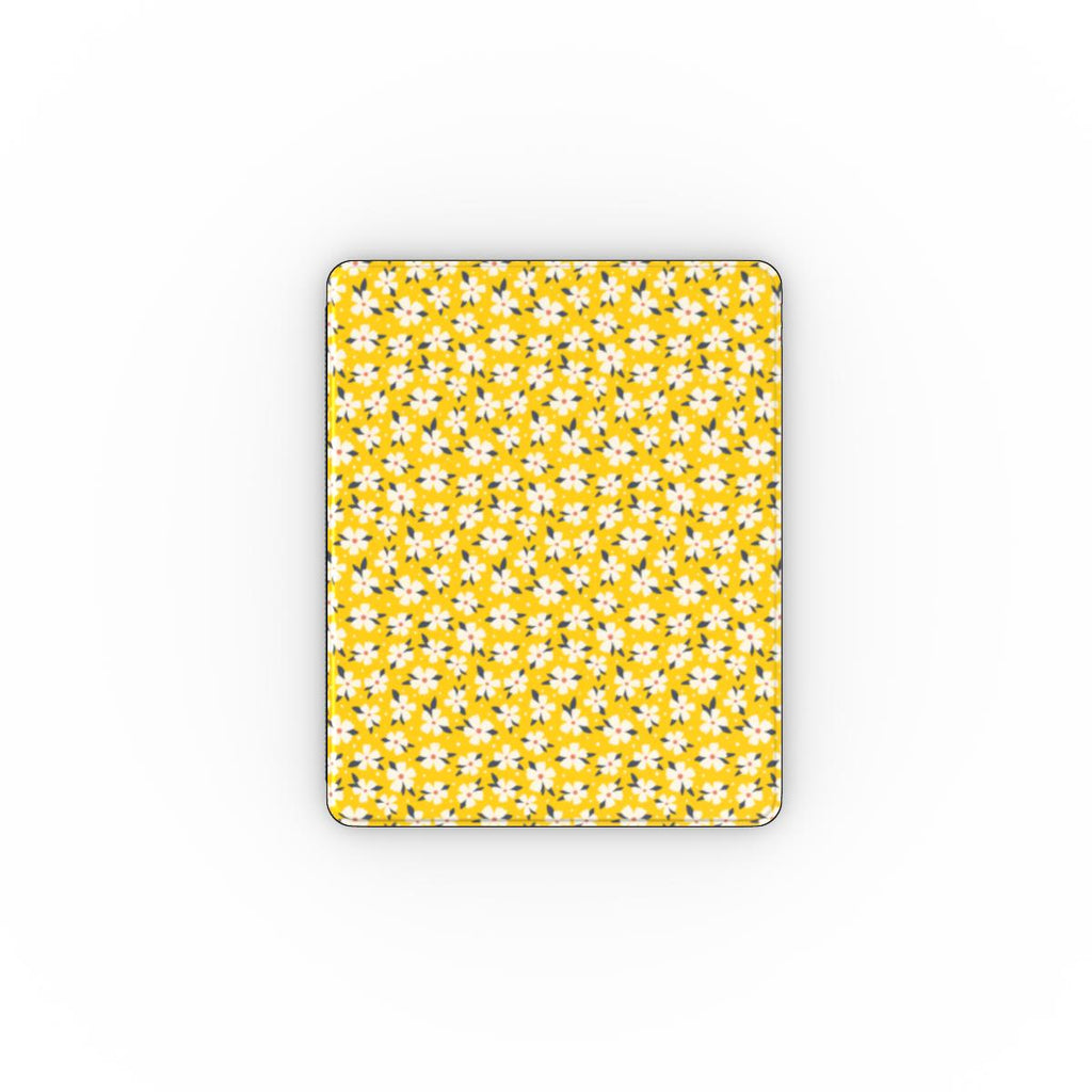 Yellow Daisy Floral Apple iPad Case