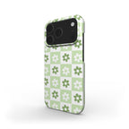 Green brick floral Phone Case