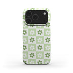 Green brick floral Phone Case