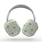 Green brick floral Apple AirPods Max Tough Case