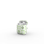 Green brick floral Apple AirPods Tough Case
