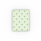 Green brick floral Apple iPad Case