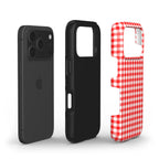 Red Gingham Tough Phone Case