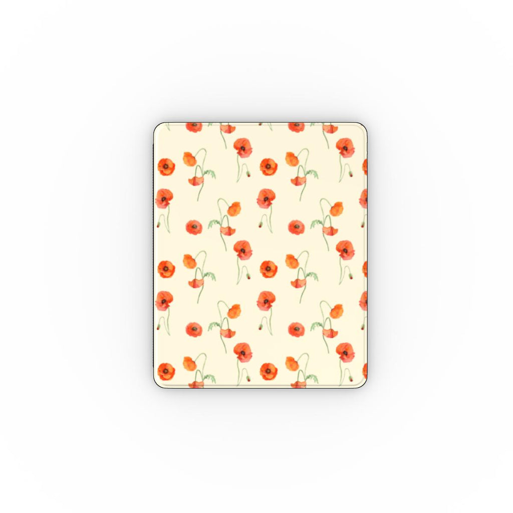 Poppy floral Apple iPad Case