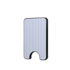 Baby Blue Stripes Magnetic wallet