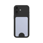 Baby Blue Stripes Magnetic wallet