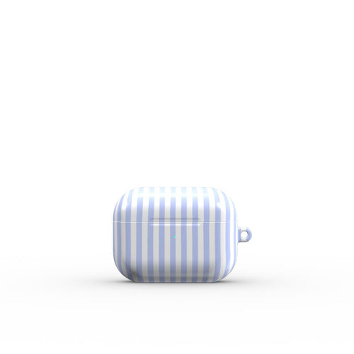 Baby Blue Stripes Apple AirPods Tough Case