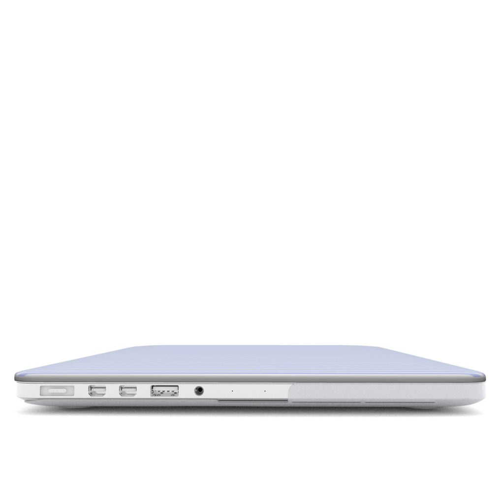 Baby Blue Stripes MacBook Case