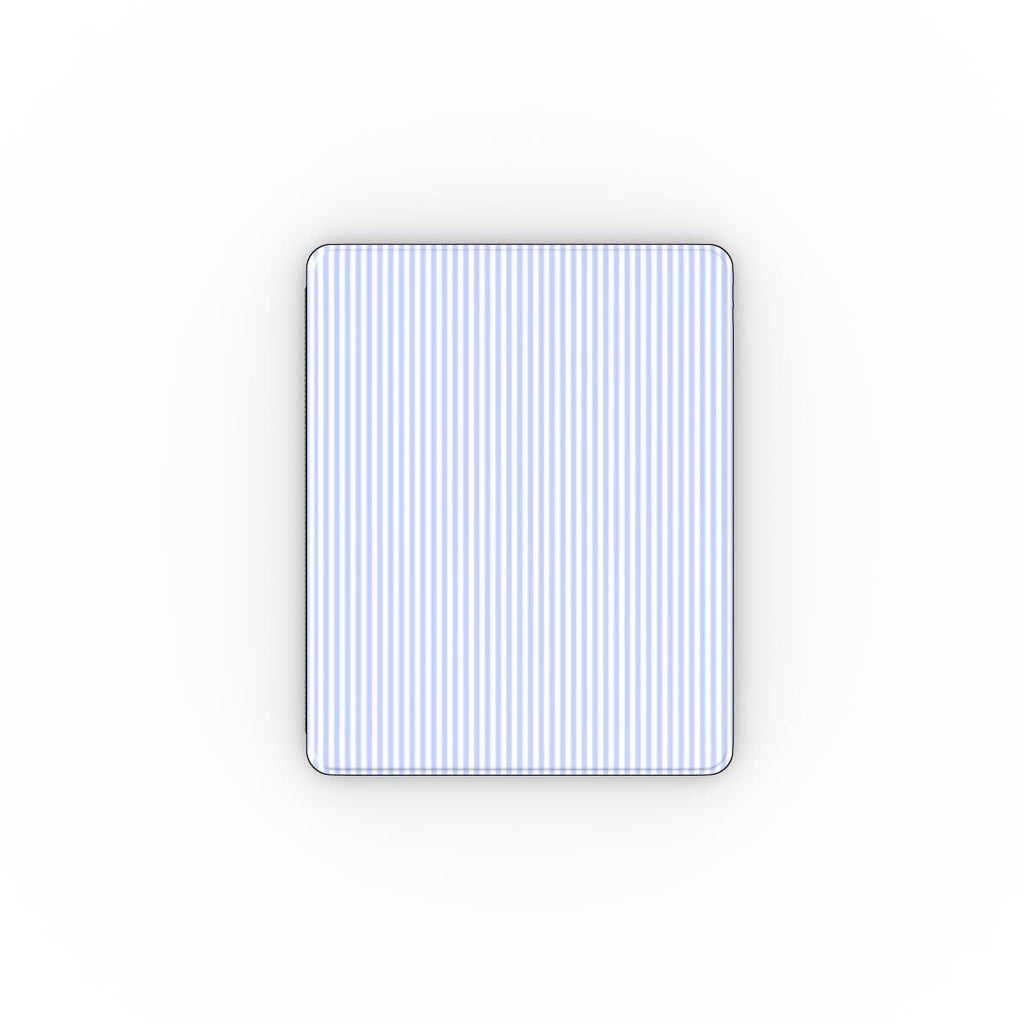 Baby Blue Stripes Apple iPad Case