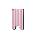 Baby Pink Stripes Magnetic wallet