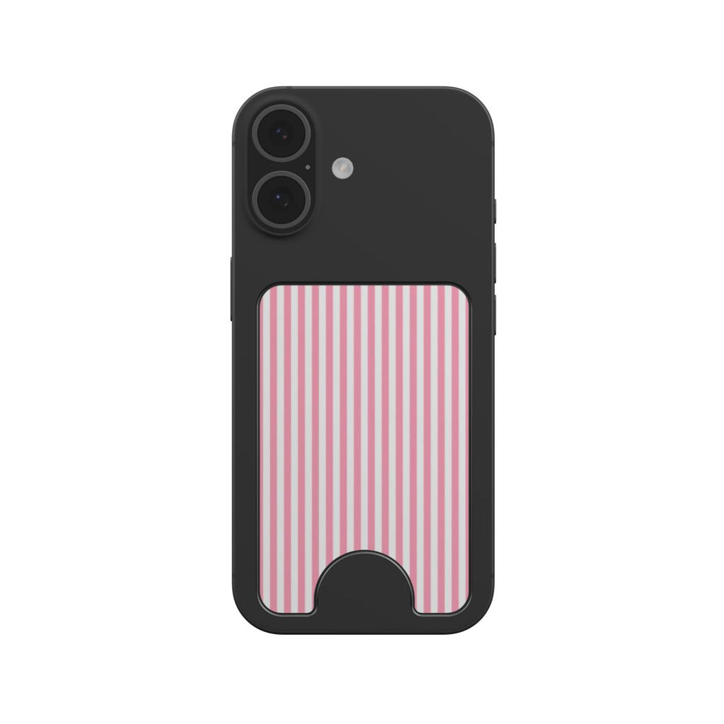 Baby Pink Stripes Magnetic wallet