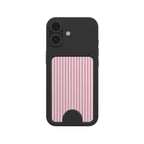Baby Pink Stripes Magnetic wallet