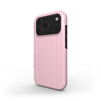 Baby Pink Stripes Tough Phone Case