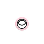 Baby Pink Stripes Ring Holder