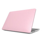 Baby Pink Stripes MacBook Case