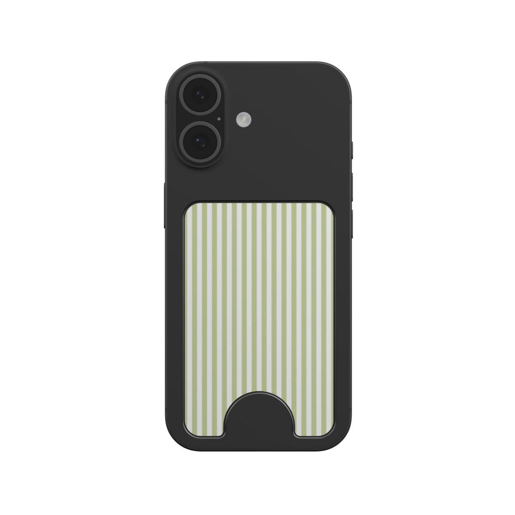 Pastel Lemon Stripes Magnetic wallet