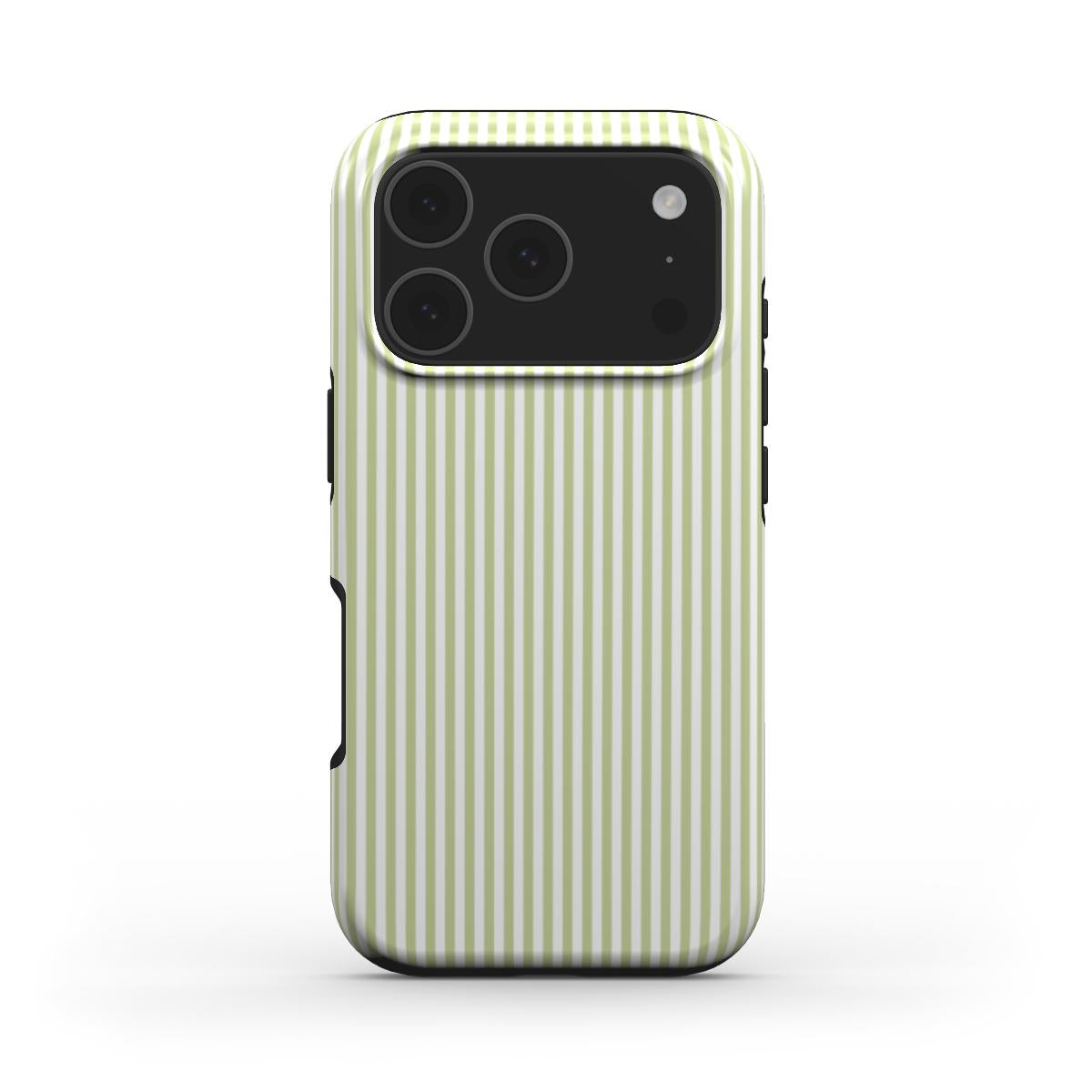 Pastel Lemon Stripes Tough Phone Case