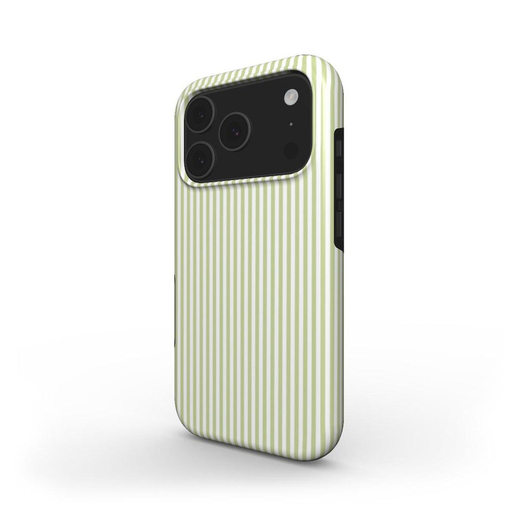 Pastel Lemon Stripes MagSafe Tough Phone Case