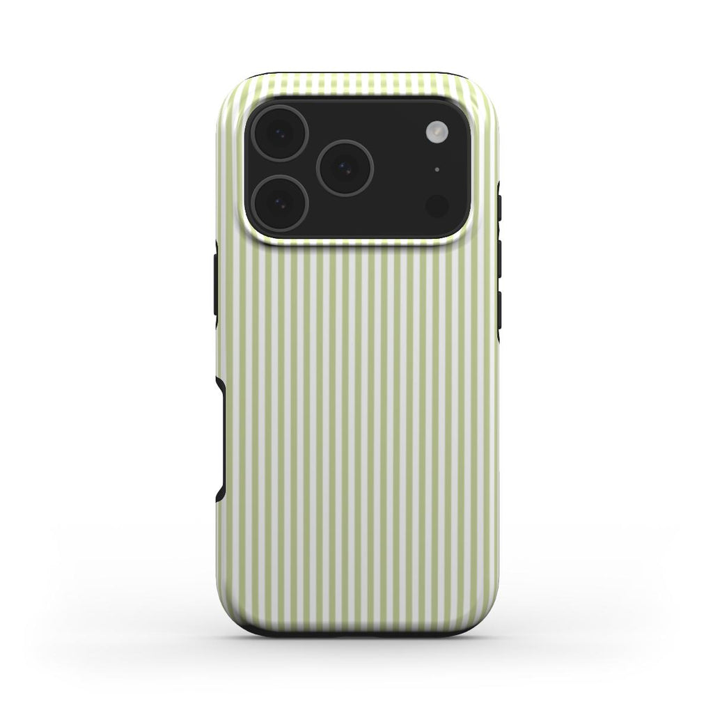 Pastel Lemon Stripes MagSafe Tough Phone Case
