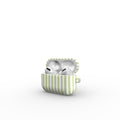 Pastel Lemon Stripes Apple AirPods Tough Case
