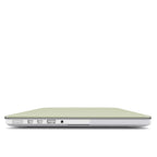 Pastel Lemon Stripes MacBook Case