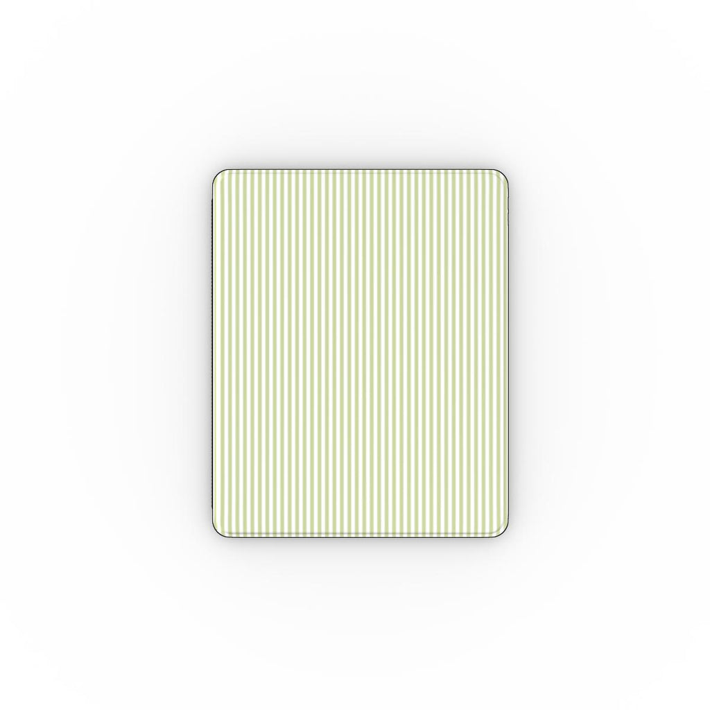 Pastel Lemon Stripes Apple iPad Case