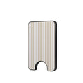 Tiny Beige Stripes Magnetic wallet