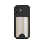 Tiny Beige Stripes Magnetic wallet