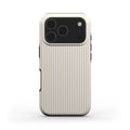 Tiny Beige Stripes Tough Phone Case