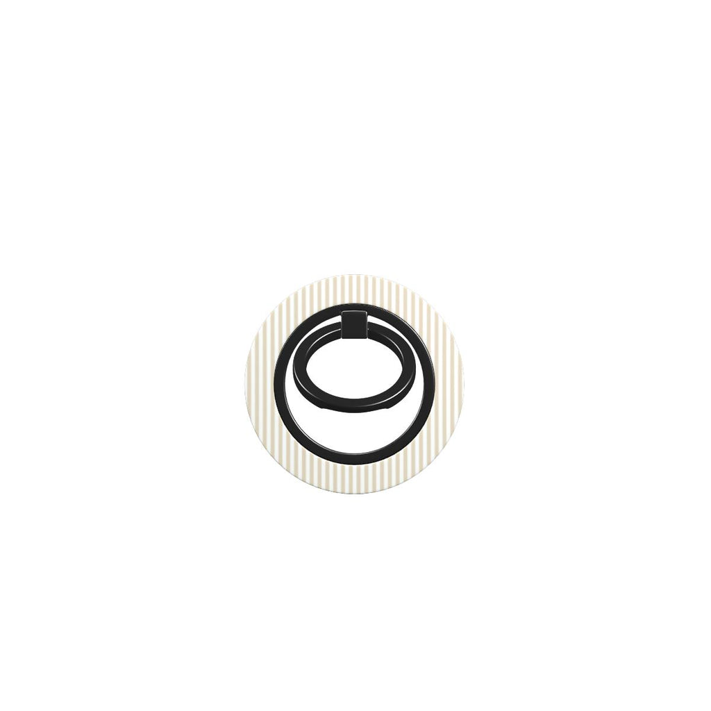 Tiny Beige Stripes Ring Holder