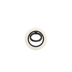 Tiny Beige Stripes Ring Holder