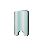 Mint Green Stripes Magnetic wallet