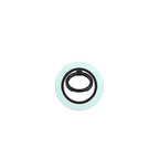 Mint Green Stripes Ring Holder