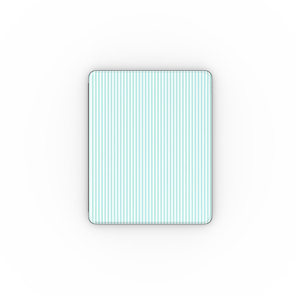 Mint Green Stripes Apple iPad Case