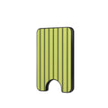 Wasabi Yellow Stripes Magnetic wallet