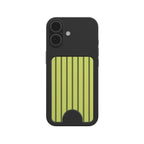 Wasabi Yellow Stripes Magnetic wallet