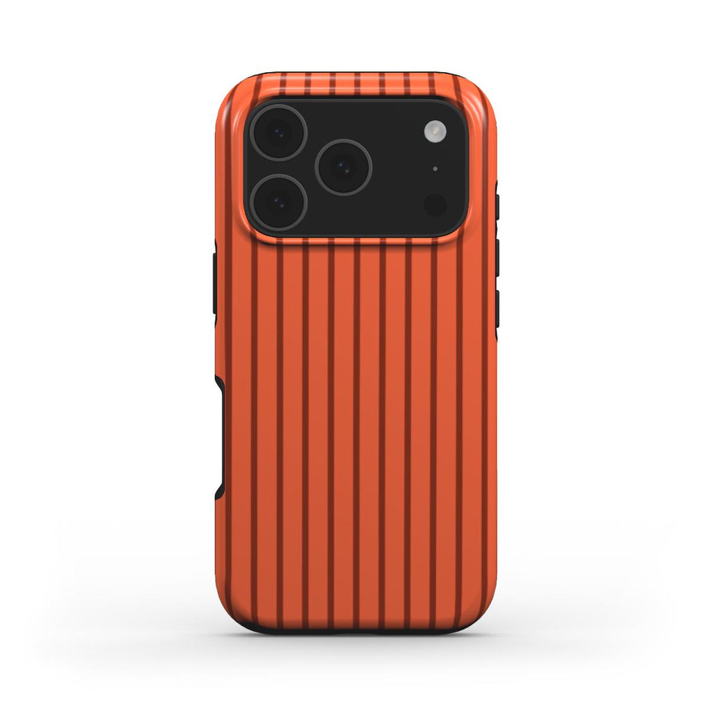 Topaze Orange Stripes Tough Phone Case