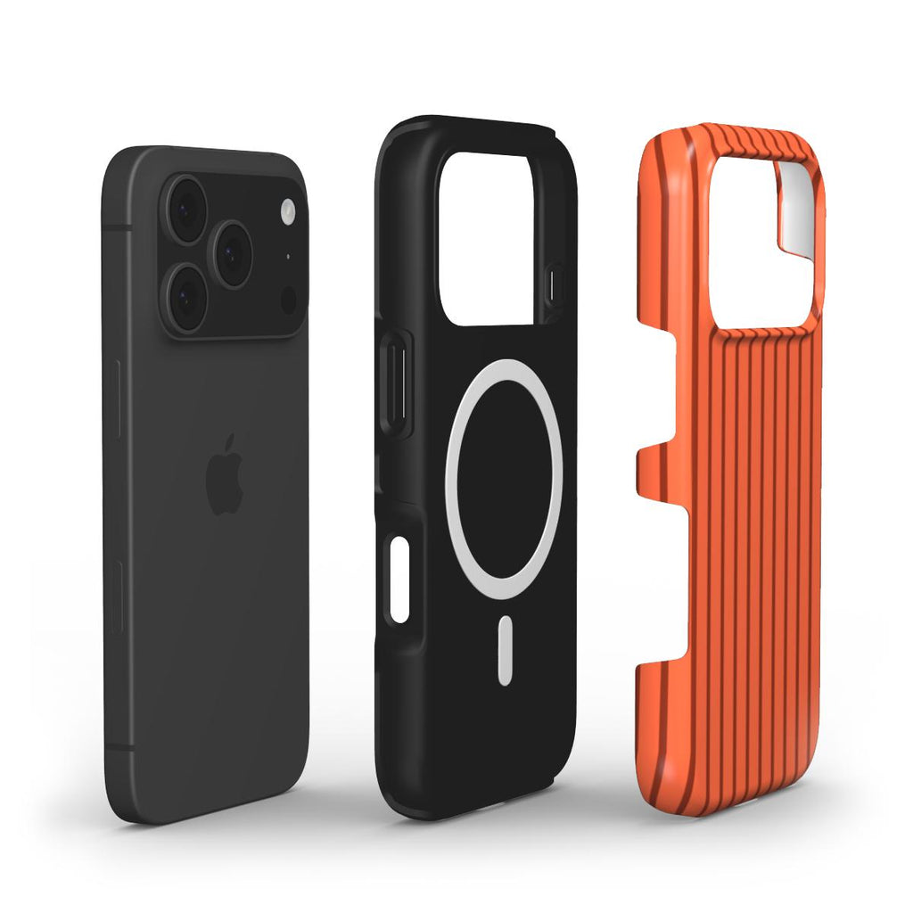 Topaze Orange Stripes MagSafe Tough Phone Case
