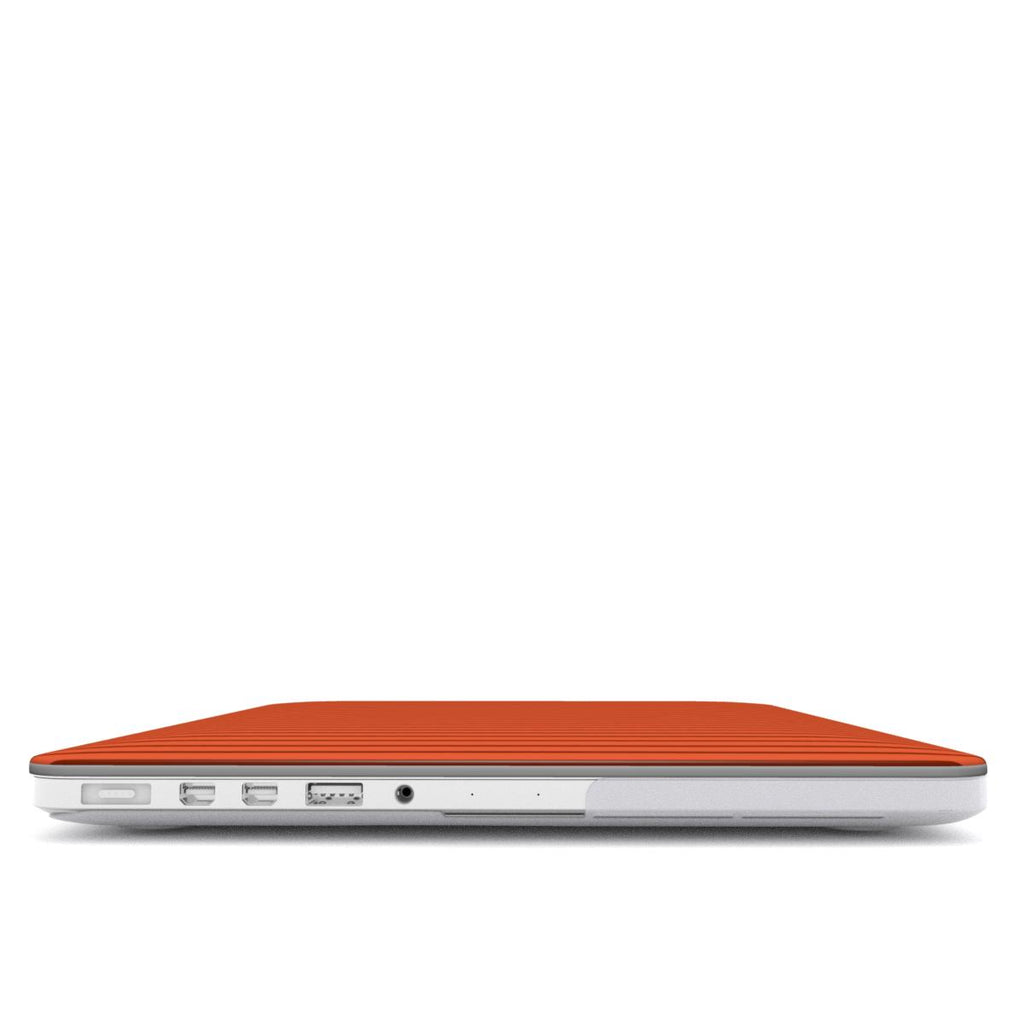 Topaze Orange Stripes MacBook Case