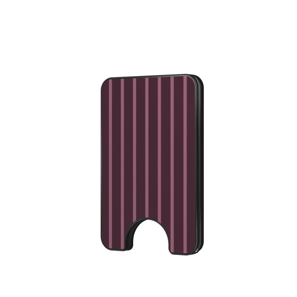 Mamtom Purple Stripes Magnetic wallet