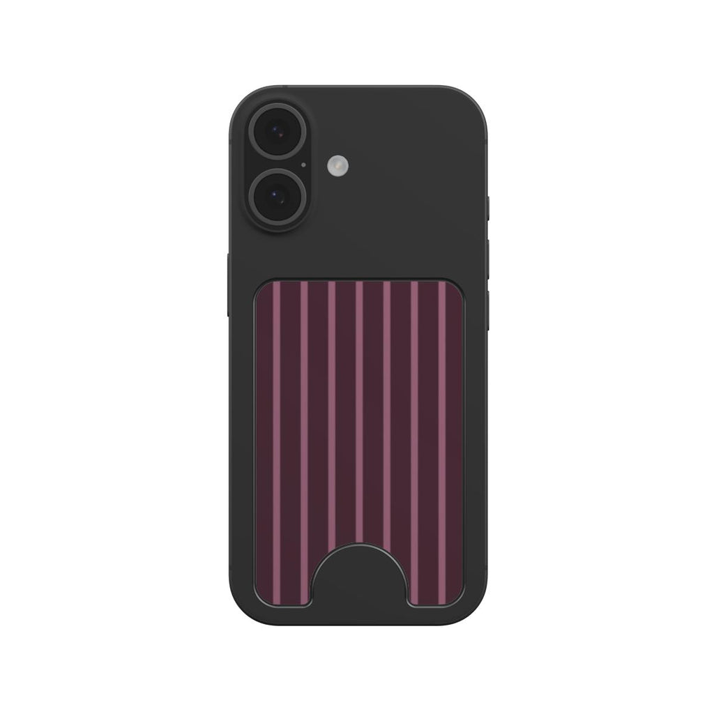Mamtom Purple Stripes Magnetic wallet