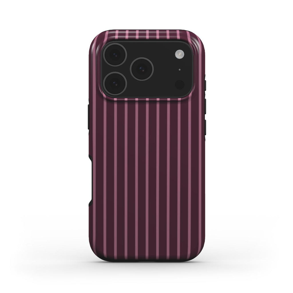 Mamtom Purple Stripes Tough Phone Case